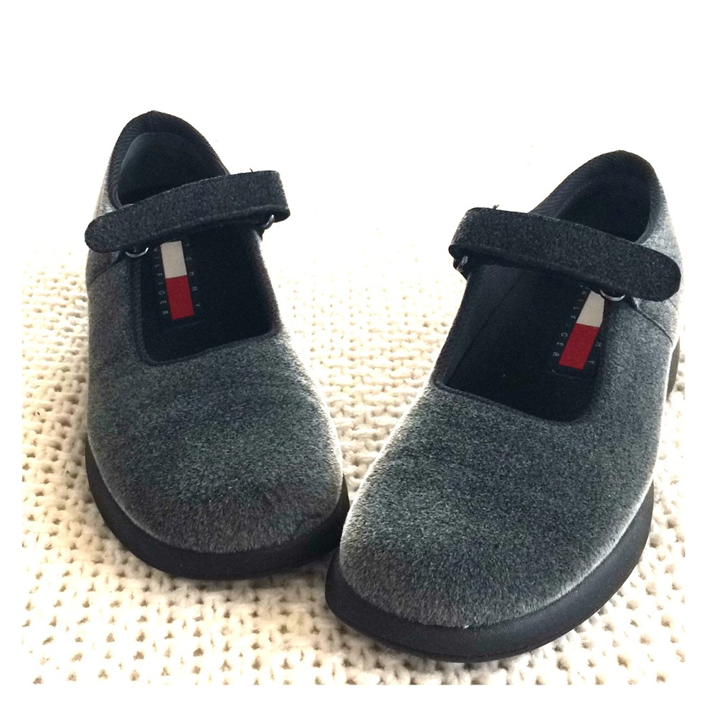 Tommy Hilfiger felt Mary Janes 8